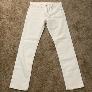 NWOT 🗣️ “Banana Republic” jeans, off white color, sz 33w X 34L